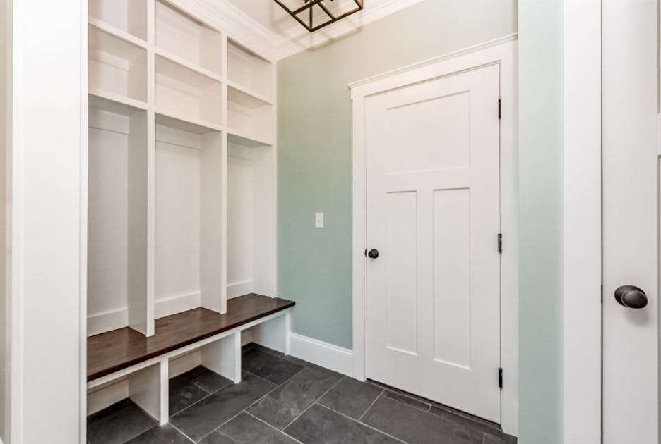 entryway in new home